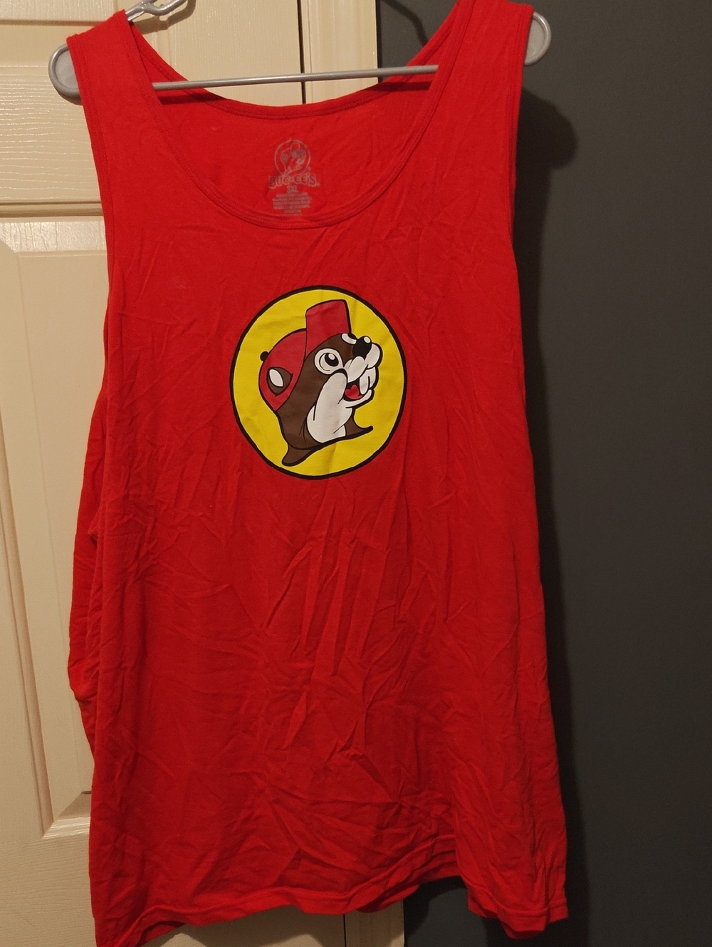 Red Buc-ee's Graphic Tank Top